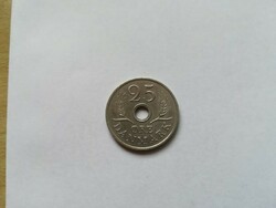 Denmark 25 cents 1972