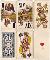 168. Tarokk kártya Játékkártyagyár és Nyomda Budapest 1960 körül