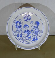 Children's plate - Kispest granite porcelain - 21.5 cm