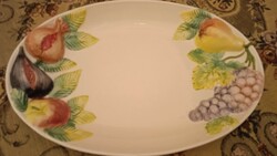 Huge Italian faience fruit serving bowl