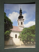 Postcard, Budafok, St. Lipót Church, view detail