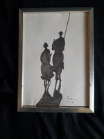 Don Quixote with Picasso mark.