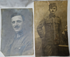 Nagyméretű régi katona fotók együtt eladók
