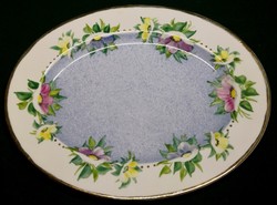 DT/375 – Vintage Royal Worcester kézzel festett, ovális porcelán tálaló