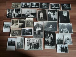 28 photos, mixed, dated 1932