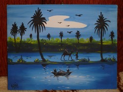 Festmény Tunéziából
