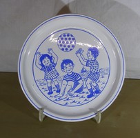 Gyermek tányér - Kispesti Gránit porcelán - 21,5 cm