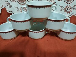Leveses csészék - alföldi porcelán