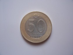 Törökország 50 Kurus 2005