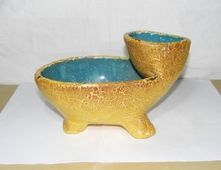 Gál Béla turtle-shaped ceramic bowl