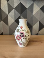 Zsolnay decorative butterfly, hand painted, small vase, 13 cm
