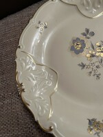 Lenyűgöző, nagyméretű (31cm) Schlottenhof Arzberg porcelán kínáló tányér vitrinállapotban