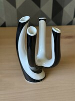 Lindner kueps bavaria modern futuristic porcelain vase, 13.5 cm