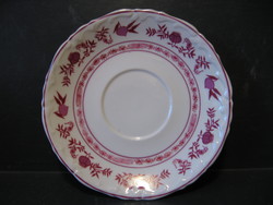 Brazilian porcelain steatite coaster with pink onion pattern