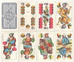 223. Hungarian card playing card factory and printing house 32 sheets around 1975