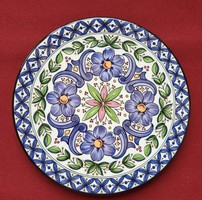 Ceraplat kerámia porcelán kézzel festett tányér alátét akasztható dísz dekoráció