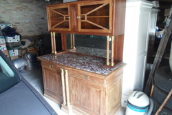 Sideboard with marble top