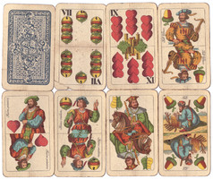 222. Hungarian card playing card factory and printing house 32 sheets around 1975