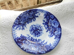 Nowotny Altrohlau fali tányér cobalt festéssel 1850-1900 közti időszak
