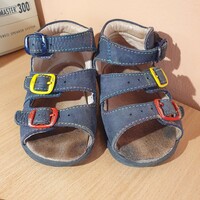Girl's sandals made of genuine leather, size 22