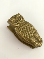 Owl copper tweezers 75x35 mm