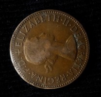 Anglia Half penny 1957 - 0098