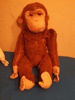 Old monkey in worn condition
