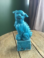 Régi kínai porcelán Foo kutya szobor
