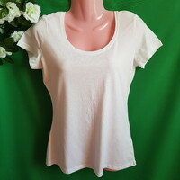 New, 36/s snow white short sleeve T-shirt, top