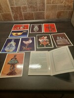 Művészeti képeslapok Drezdai állami gyűjtemény 9 db képeslap egyben