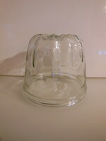 Pudding mold - heat resistant - half liter - 11.5 x 10 cm - flawless