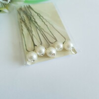 New, 5 pcs rhinestone, white pearl hairpin, hair ornament - Class 2