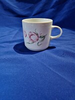 Retro Great Plains porcelain mug with a tulip pattern