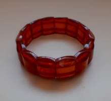 Retro genuine amber bracelet in preserved, beautiful condition