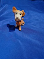 Bólogatós levehető forgó fejű porcelán kutya gyűrűtartó
