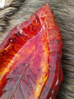 Kézműves kerámia, asztali dísz, dekorációs dísztárgy - mázasan