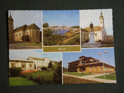 Postcard, baja, mosaic details, sugovica, church, park, hotel