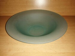 Turquoise glass bowl, offering 27.5 cm (n)