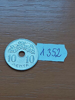 Greek 10 lepta 1959 alu. 1352