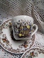 Royal tudor fruits & flowers coffee set