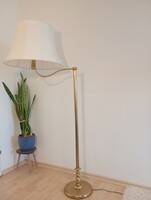 Mid-century brass floor lamp