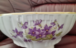Zsolnay violet bowl