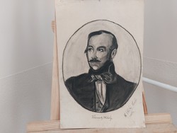 (K) Vörösmarty Mihály grafika 1901-ből 42x28 cm