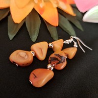 Coral earrings 6 cm