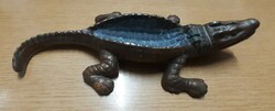 Crocodile ashtray 22 cm