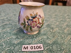 M106 Herend Victoria patterned mini vase 125 year anniversary 7 cm