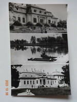 Régi postatiszta képeslap: Novákpuszta, részletek (1968)