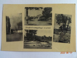 Old postcard: Jászfelsőszentgyörgy, details (1955)