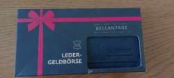 Bellantare fekete marhabőr,elegáns, nagy méretű női pénztárca,﻿adatlopás elleni (RFID) védelemmel