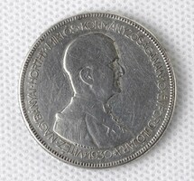 1Q207 horthy silver 5 pengő 1930 beran 25g